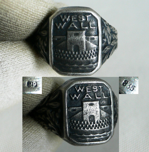 Anello tedesco ww2 wwii - tedesco, west